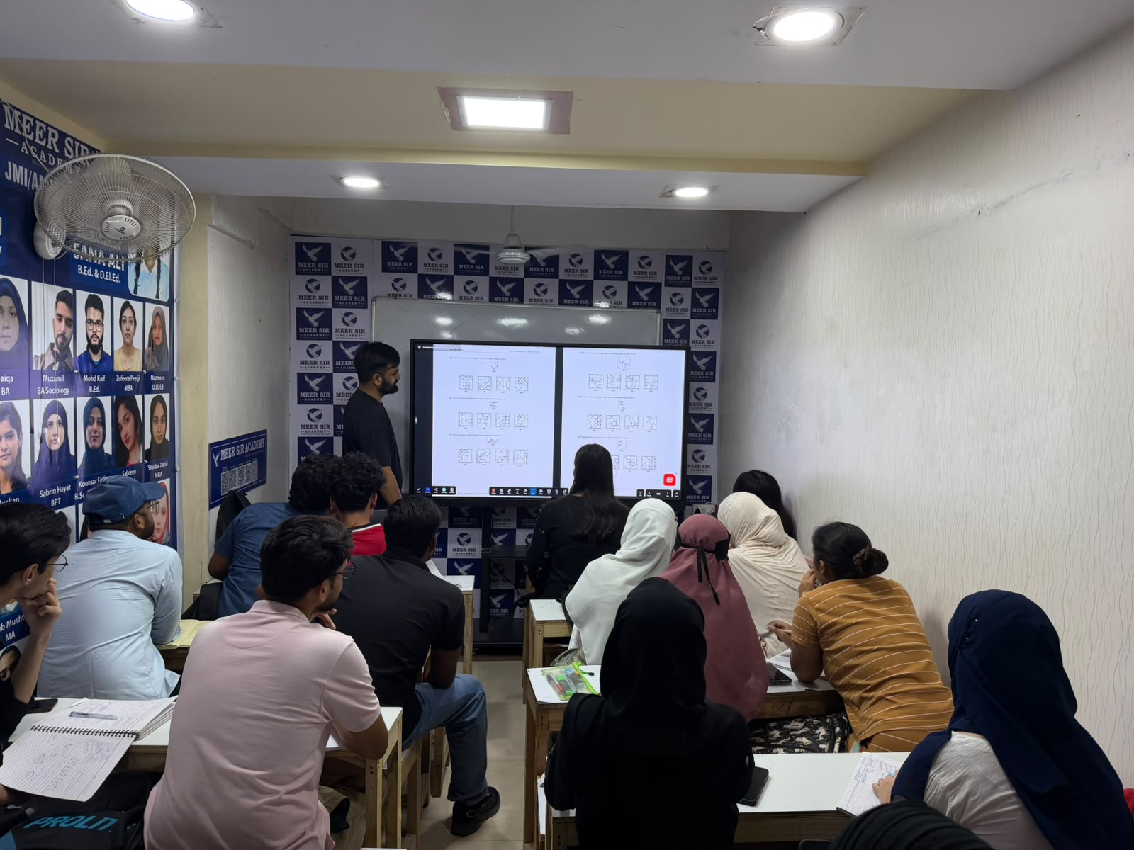 Interactive classroom learning at Meer Sir Academy